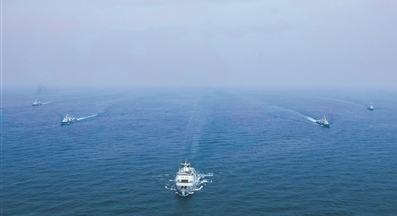 海軍某部組織多科目訓練